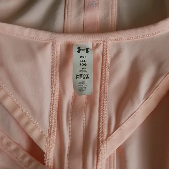 Under Armour Pink White Women's Knockout Athletic Tank - Picture 3 of 6